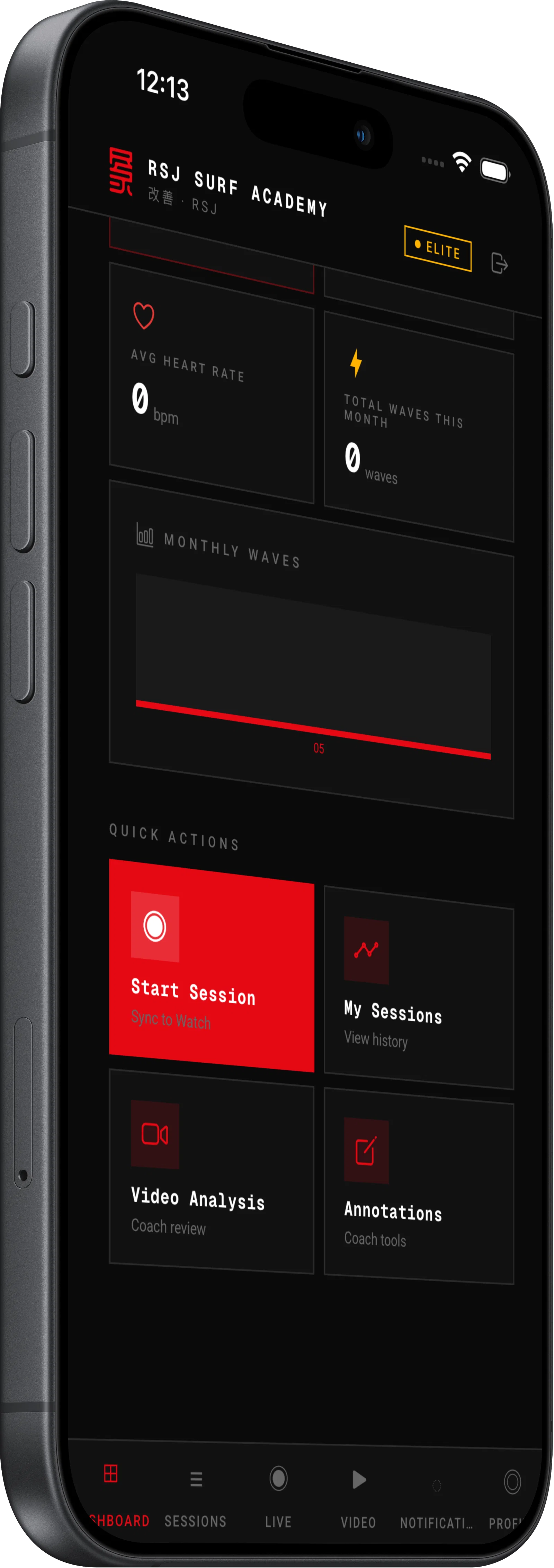RSJ Mobile App on iPhone